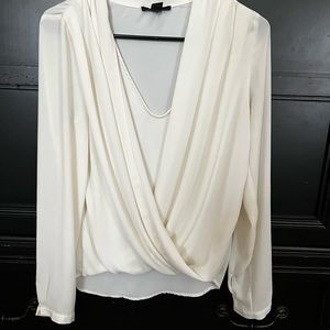 Sheer Long Sleeve Blouse